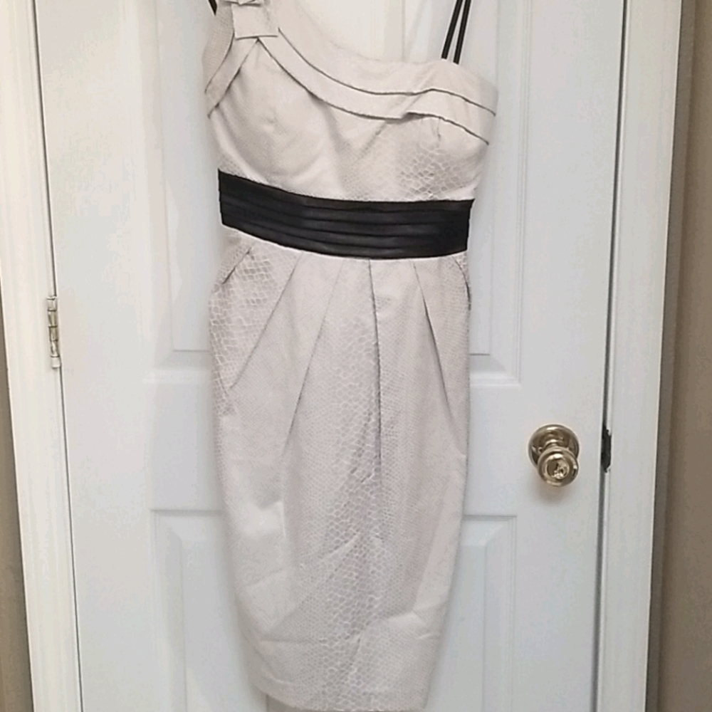 David's Bridal Asymmetrical Dress